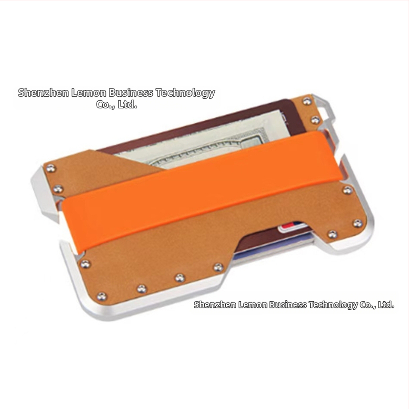 Kortelių laikiklis su RFID apsauga, silikonas, dviejų plokščių dizainas, talpina 10 kortelių