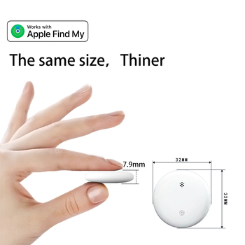 Ανιχνευτής Bluetooth για iOS με IPX6 ανθεκτικότητα στο νερό, κυκλικός σχεδιασμός, μπαταρία 210mAh, εμβέλεια 10–50m (εσωτερικό 10–20m, εξωτερικό 20–50m), βάρος 6,6g