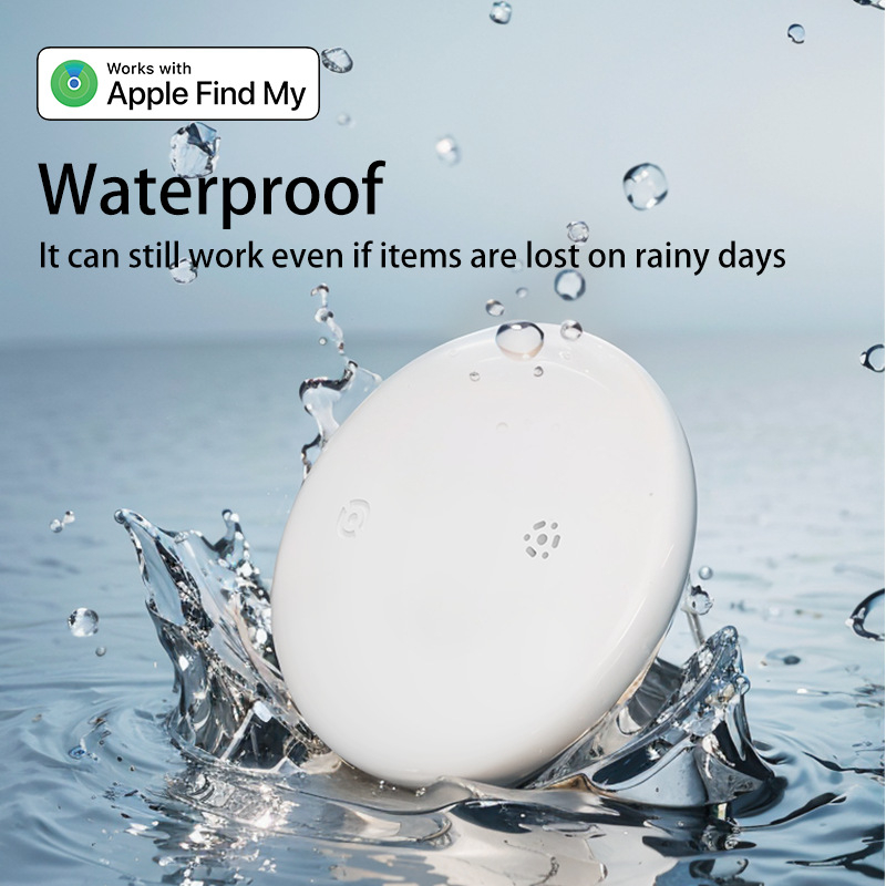 Ανιχνευτής Bluetooth για iOS με IPX6 ανθεκτικότητα στο νερό, κυκλικός σχεδιασμός, μπαταρία 210mAh, εμβέλεια 10–50m (εσωτερικό 10–20m, εξωτερικό 20–50m), βάρος 6,6g