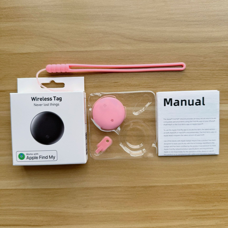 Ανιχνευτής Bluetooth για iOS με IPX6 ανθεκτικότητα στο νερό, κυκλικός σχεδιασμός, μπαταρία 210mAh, εμβέλεια 10–50m (εσωτερικό 10–20m, εξωτερικό 20–50m), βάρος 6,6g