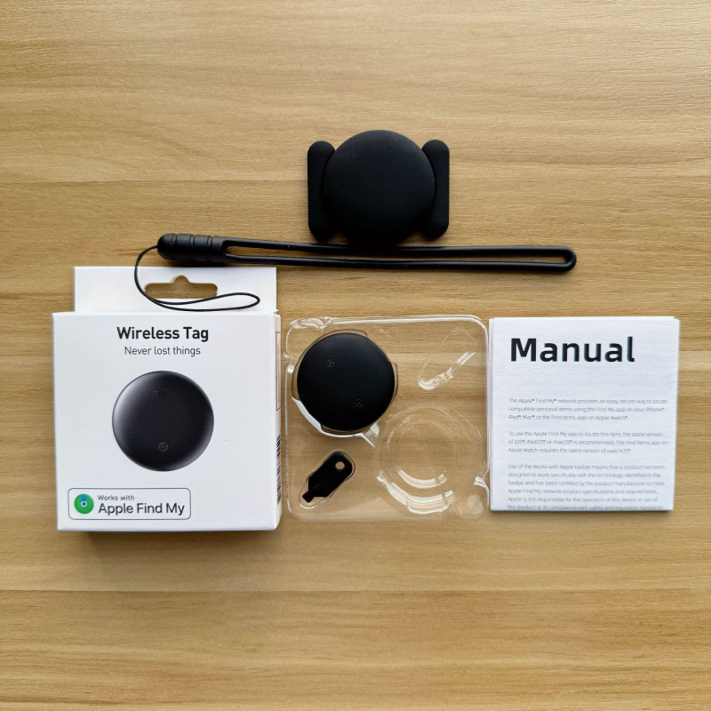 Ανιχνευτής Bluetooth για iOS με IPX6 ανθεκτικότητα στο νερό, κυκλικός σχεδιασμός, μπαταρία 210mAh, εμβέλεια 10–50m (εσωτερικό 10–20m, εξωτερικό 20–50m), βάρος 6,6g