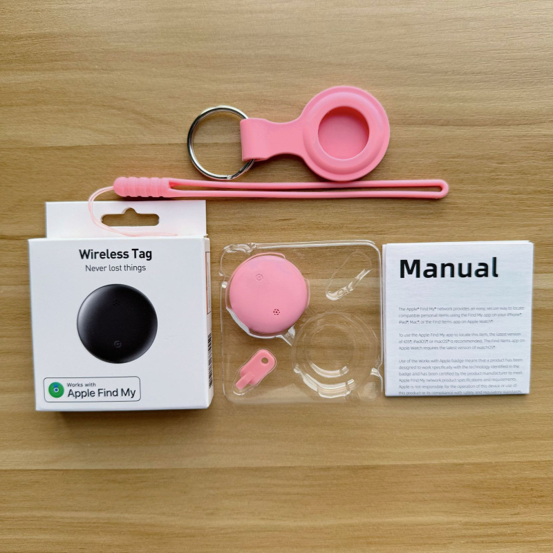 Ανιχνευτής Bluetooth για iOS με IPX6 ανθεκτικότητα στο νερό, κυκλικός σχεδιασμός, μπαταρία 210mAh, εμβέλεια 10–50m (εσωτερικό 10–20m, εξωτερικό 20–50m), βάρος 6,6g