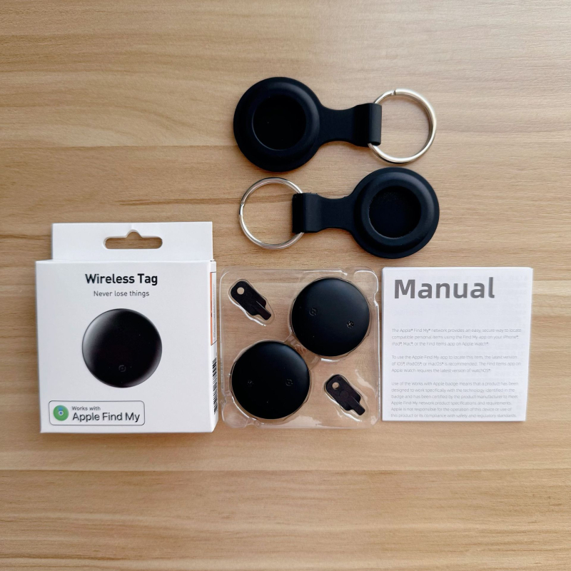 Ανιχνευτής Bluetooth για iOS με IPX6 ανθεκτικότητα στο νερό, κυκλικός σχεδιασμός, μπαταρία 210mAh, εμβέλεια 10–50m (εσωτερικό 10–20m, εξωτερικό 20–50m), βάρος 6,6g