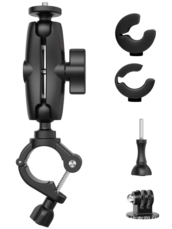 Držač za motocikl s usisnim pričvršćivanjem i 25 mm kugličnom glavom za telefon i kameru, od najlona i vlakana, nosač za upravljač, višenamjenski držač kamere