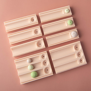 Minkštos molio kamuoliuko formavimo įrankis – pagalbinis įrankis molio formavimui su skylėmis auskarams ir karoliukams (Prekės ženklas: Easy pottery; Kategorija: Kepimo įrankiai; Stilius: Geometrija)