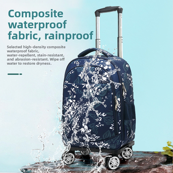 Unisex mokyklinė kuprinė su ratukais — atspari vandeniui, sumažina apkrovą, Oxford audinys, skirta pradinei mokyklai