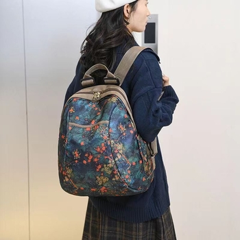 Σακίδιο ταξιδιού – γυναικείο, πολυεστέρας, επένδυση πολυεστέρας, μοτίβο μονόχρωμο, Qi Han μάρκα