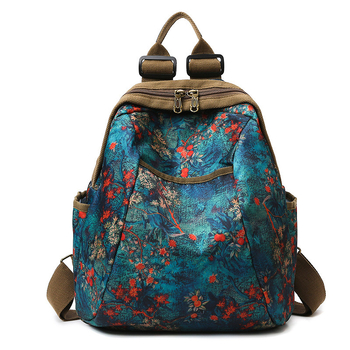 Σακίδιο ταξιδιού – γυναικείο, πολυεστέρας, επένδυση πολυεστέρας, μοτίβο μονόχρωμο, Qi Han μάρκα