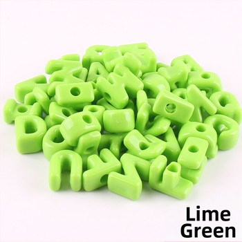 Χάντρες με μεγάλες τρύπες – Ακρυλικές χάντρες με γράμματα του αγγλικού αλφαβήτου, DIY εξαρτήματα κοσμημάτων, φινίρισμα βαφής για ψήσιμο, μοντέρνο στυλ, τοτέμ μοτίβο