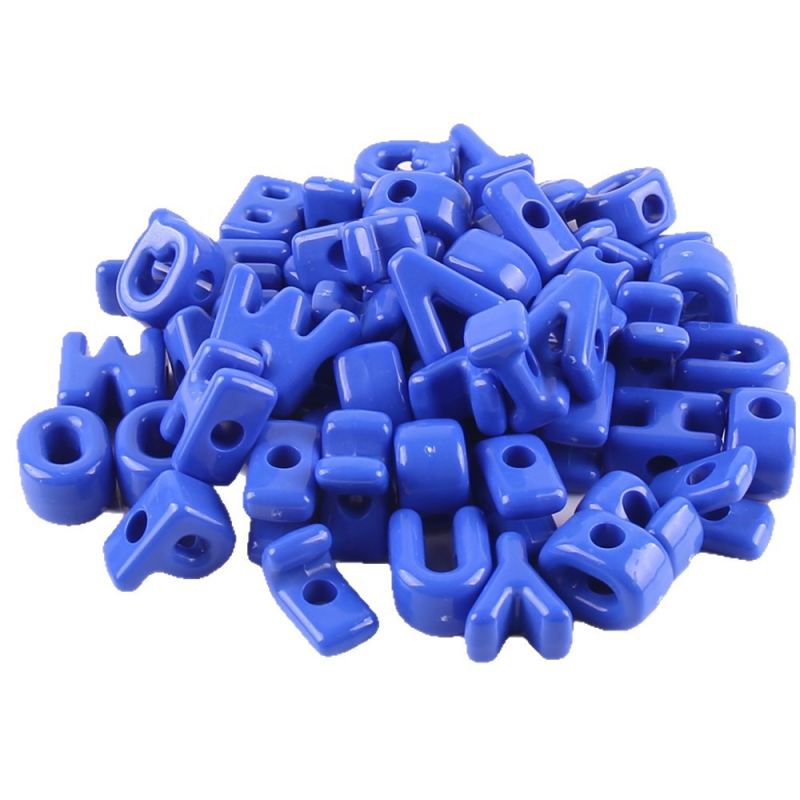 Разхлабени мъниста – Акрилни буквенни мъниста с големи дупки, английска азбука, DIY аксесоари за бижута, обработка: печене на боя, модерен стил, тотемен дизайн