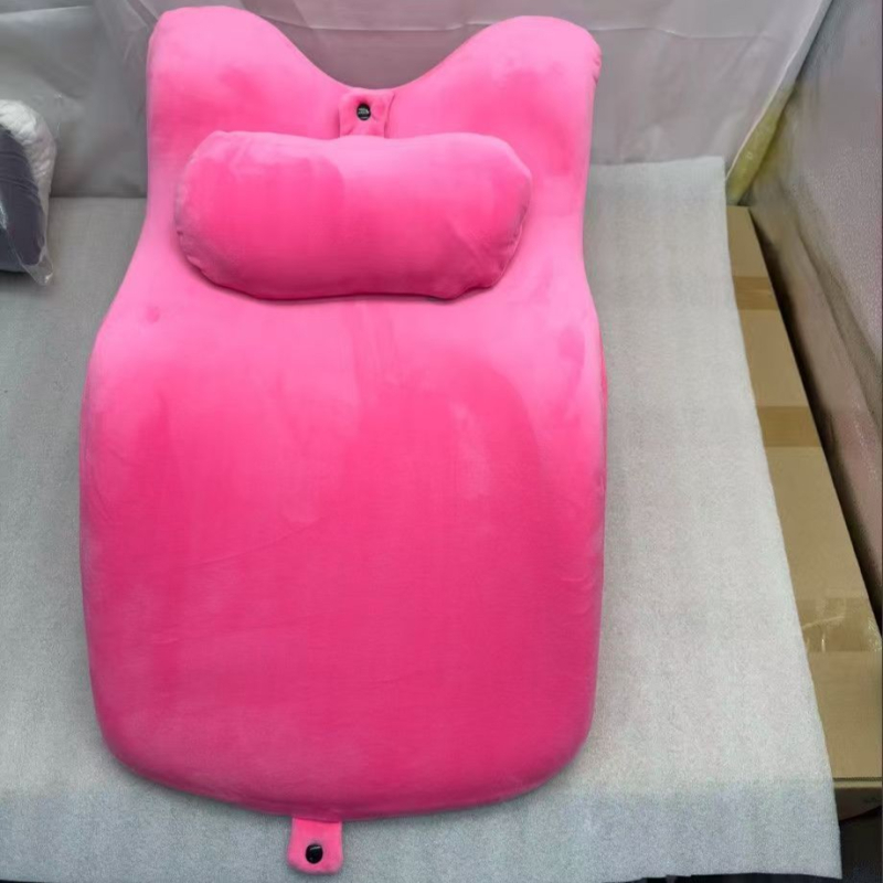 Porinė lovos pagalvė su atminties putų centru, medvilnės užvalkalas, modernus minimalistinis stilius