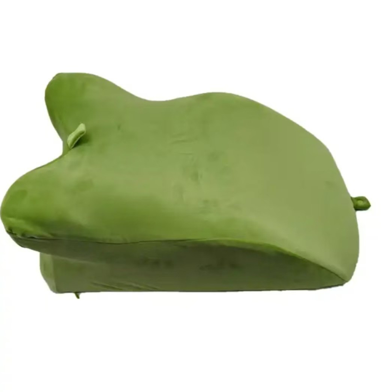 Porinė lovos pagalvė su atminties putų centru, medvilnės užvalkalas, modernus minimalistinis stilius