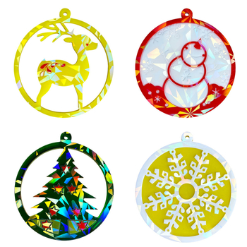 Форма за печене за коледни украси – холографична силиконова форма, нестандартна форма, DIY (2023)