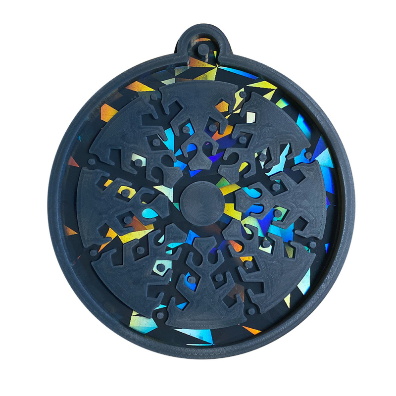 Форма за печене за коледни украси – холографична силиконова форма, нестандартна форма, DIY (2023)