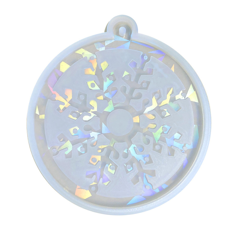 Форма за печене за коледни украси – холографична силиконова форма, нестандартна форма, DIY (2023)