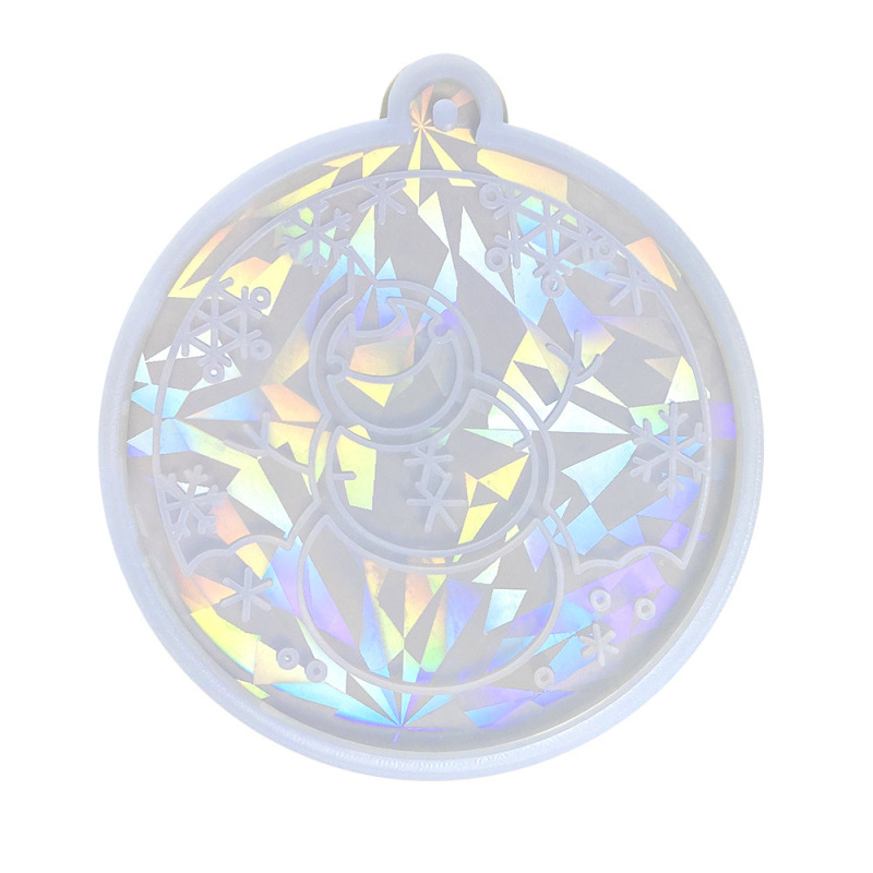 Форма за печене за коледни украси – холографична силиконова форма, нестандартна форма, DIY (2023)