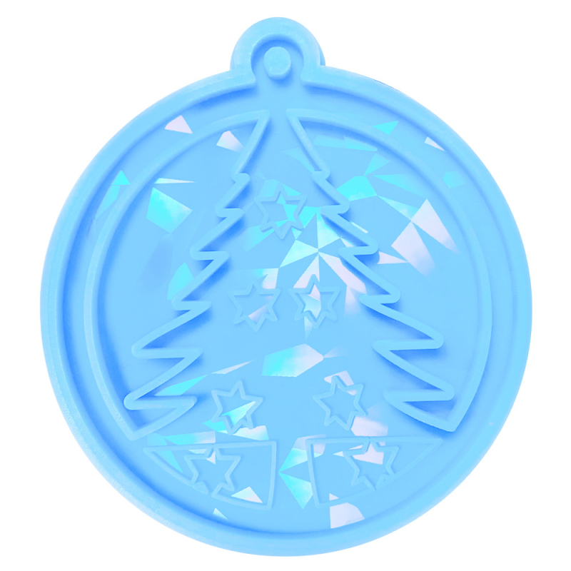 Форма за печене за коледни украси – холографична силиконова форма, нестандартна форма, DIY (2023)