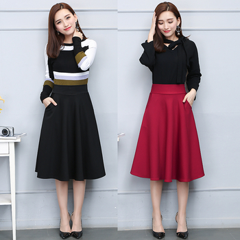 Μακριά φούστα Α-γραμμής για χορό από Chenille ύφασμα, για τετράγωνους χορούς, άνοιξη 2024