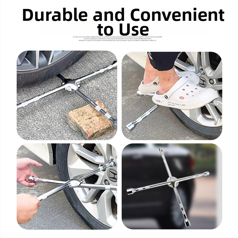 Тежък L-тип гнезден гаечен ключ за гуми, комплект инструменти от хром ванадий сплав, повърхностна обработка: Други