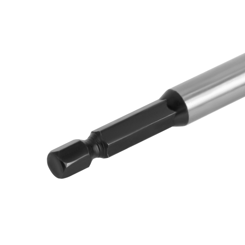 Удължен дърводелски бур с четири канала и четири режещи ръба, шестостенна щанга, за пробиване на дупки за ключалка на врати и чекмеджета