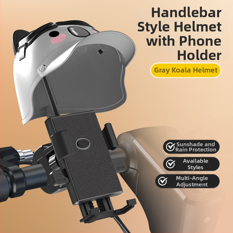 Telefonų laikiklis motociklui ir elektriniam dviraliui – universalus, plastikinis, pritaikymo galimybės