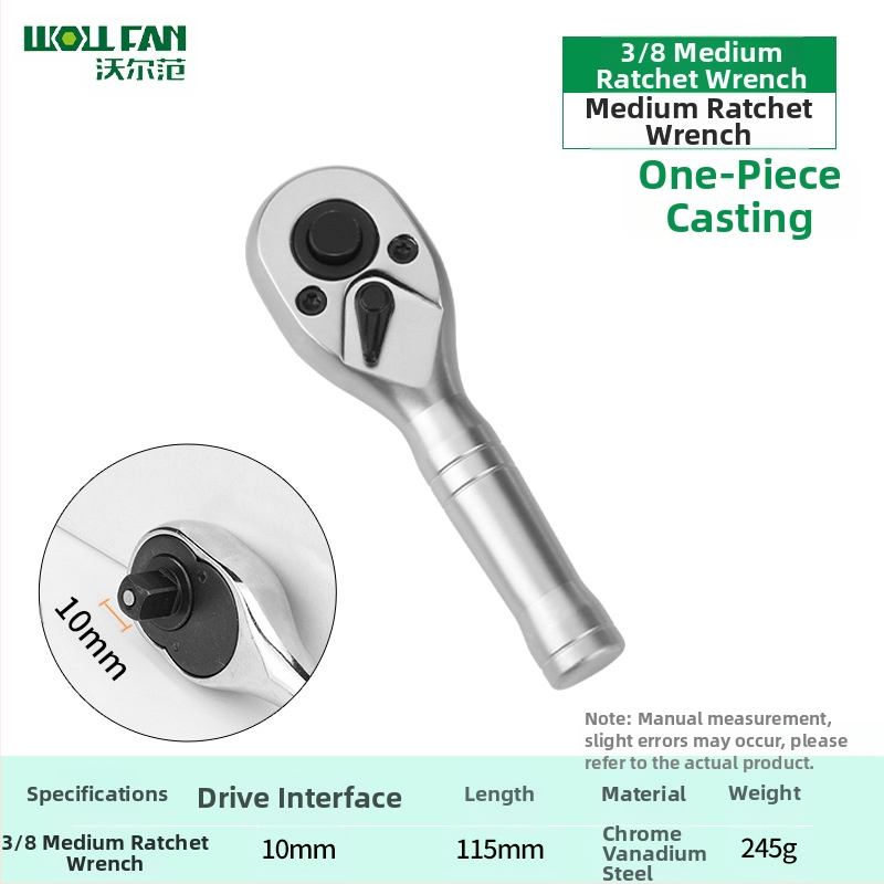 Индустриален телескопичен двупосочен гаечен ключ с тресчотка, хром-ванадиева стомана