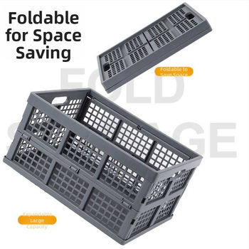 Kokkupandav perforuotas plastikinis krepšys iš PP, maisto kokybės, skirtas užkandžiams ir daržovėms