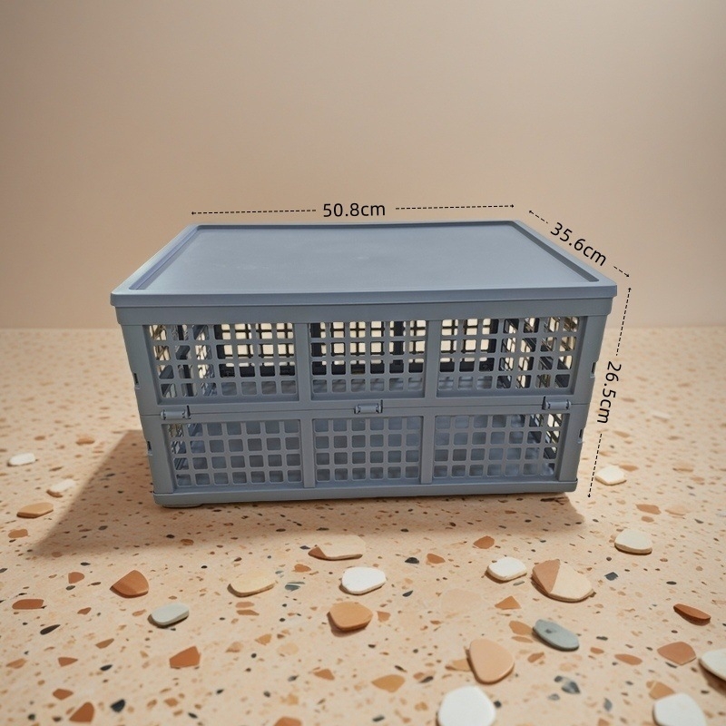 Kokkupandav perforuotas plastikinis krepšys iš PP, maisto kokybės, skirtas užkandžiams ir daržovėms