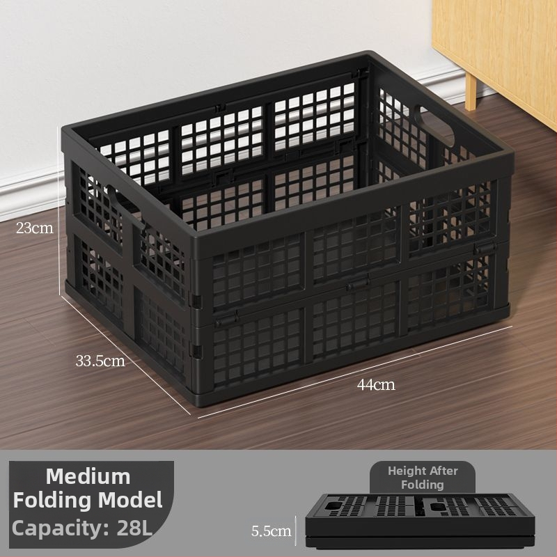 Kokkupandav perforuotas plastikinis krepšys iš PP, maisto kokybės, skirtas užkandžiams ir daržovėms