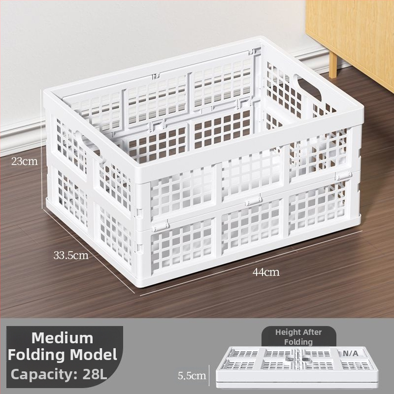 Kokkupandav perforuotas plastikinis krepšys iš PP, maisto kokybės, skirtas užkandžiams ir daržovėms