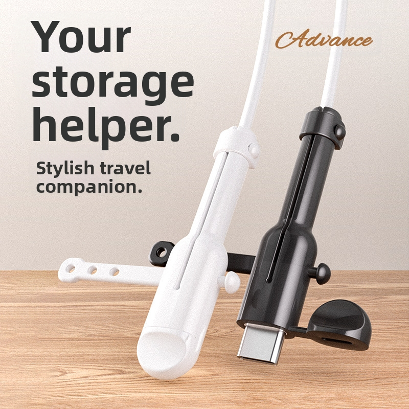 Ochranný kryt dátového kábla, model S-1, trojvstupový systém: kryt proti prachu, ochrana a skladovacia šnúra; materiál: plast