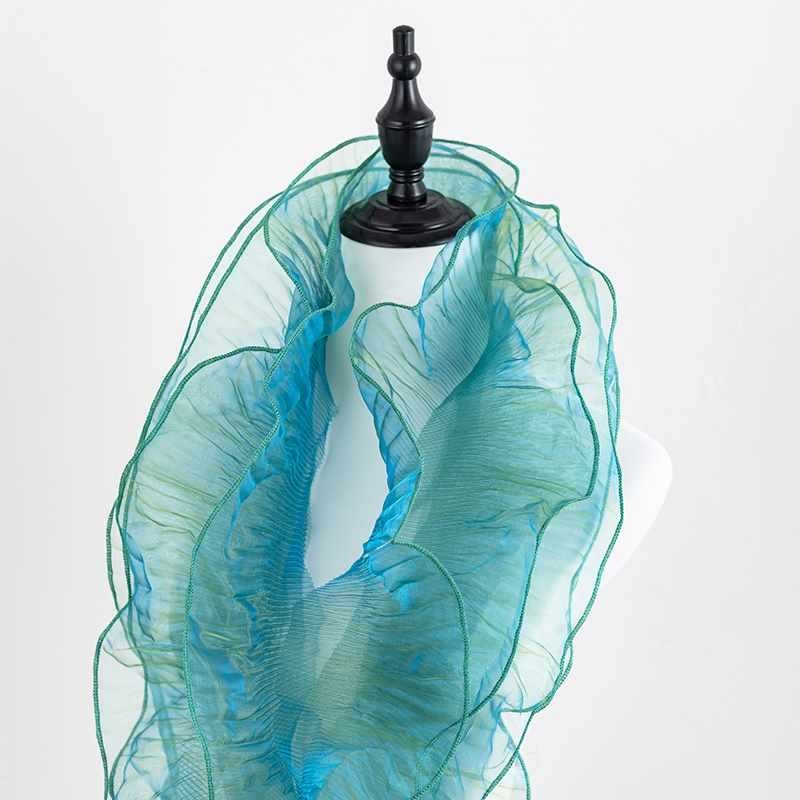 Прозрачен дантелен кант с шестоъгълна мрежа и полиестерна нишка, голям вълнообразен дизайн за занаяти