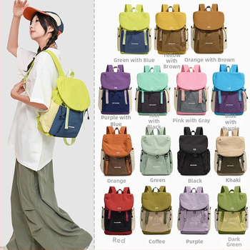 Unisex ταξιδιωτικό σακίδιο πλάτης, νάιλον υλικό, χωρητικότητα 36-55 L, αδιάβροχο ύφασμα, καμπύλοι ιμάντες ώμου, επένδυση από νάιλον