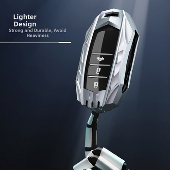 Páncélozott kulcstartó Toyotahoz – cinkötvözet, modern stílus, modellek YA0038/YA0039