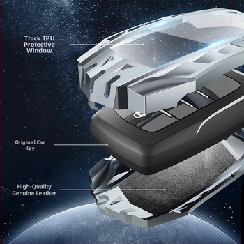 Θωρακισμένο θήκη κλειδιών για οχήματα Toyota – κράμα ψευδάργυρου, μοντέρνο στυλ, μοντέλα YA0038/YA0039