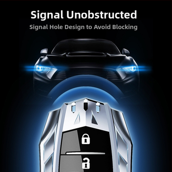 Θωρακισμένο θήκη κλειδιών για οχήματα Toyota – κράμα ψευδάργυρου, μοντέρνο στυλ, μοντέλα YA0038/YA0039