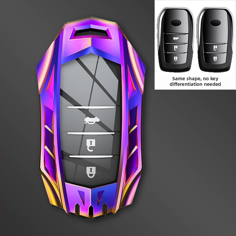 Páncélozott kulcstartó Toyotahoz – cinkötvözet, modern stílus, modellek YA0038/YA0039