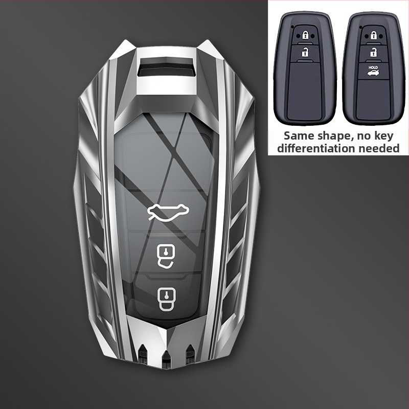 Páncélozott kulcstartó Toyotahoz – cinkötvözet, modern stílus, modellek YA0038/YA0039