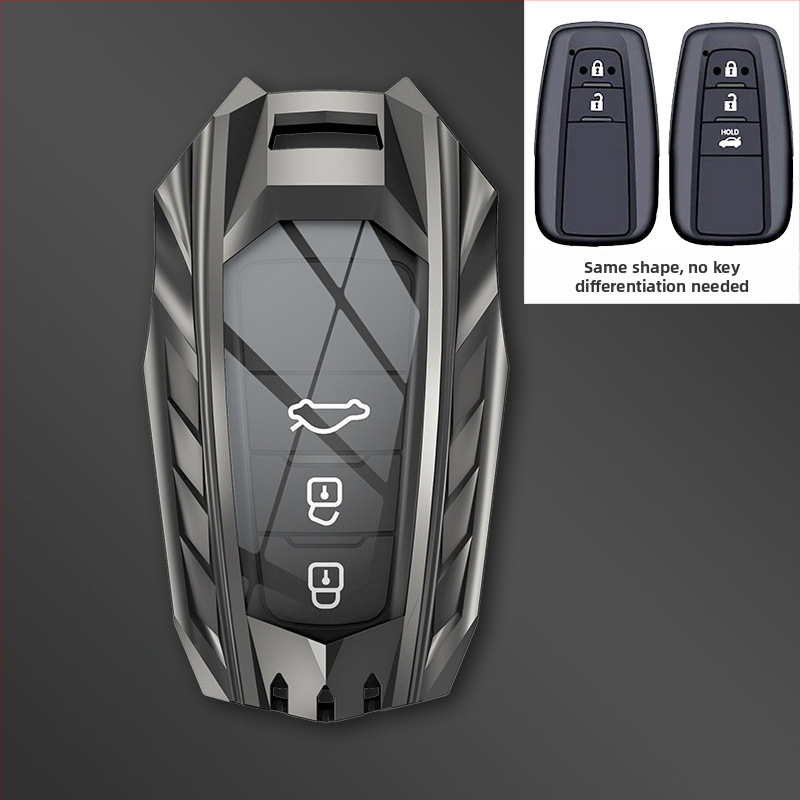 Páncélozott kulcstartó Toyotahoz – cinkötvözet, modern stílus, modellek YA0038/YA0039