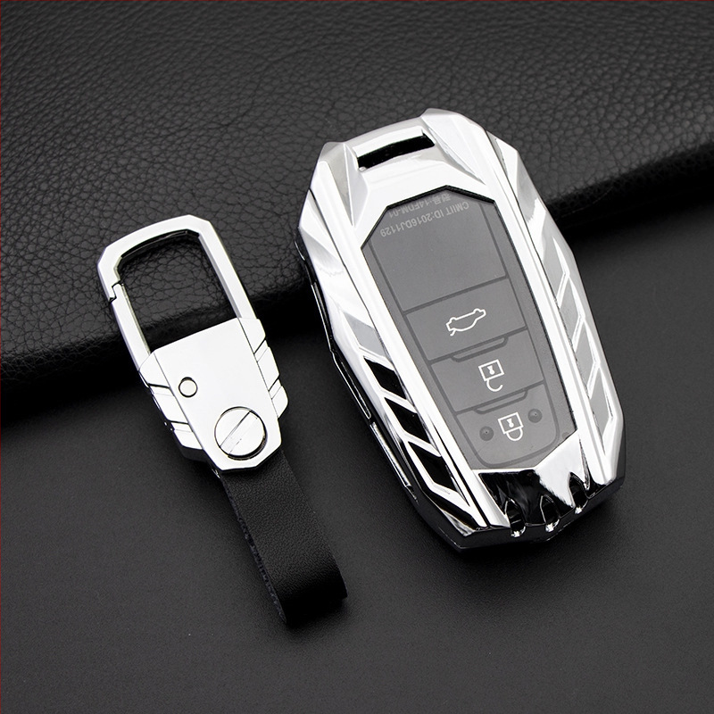 Páncélozott kulcstartó Toyotahoz – cinkötvözet, modern stílus, modellek YA0038/YA0039