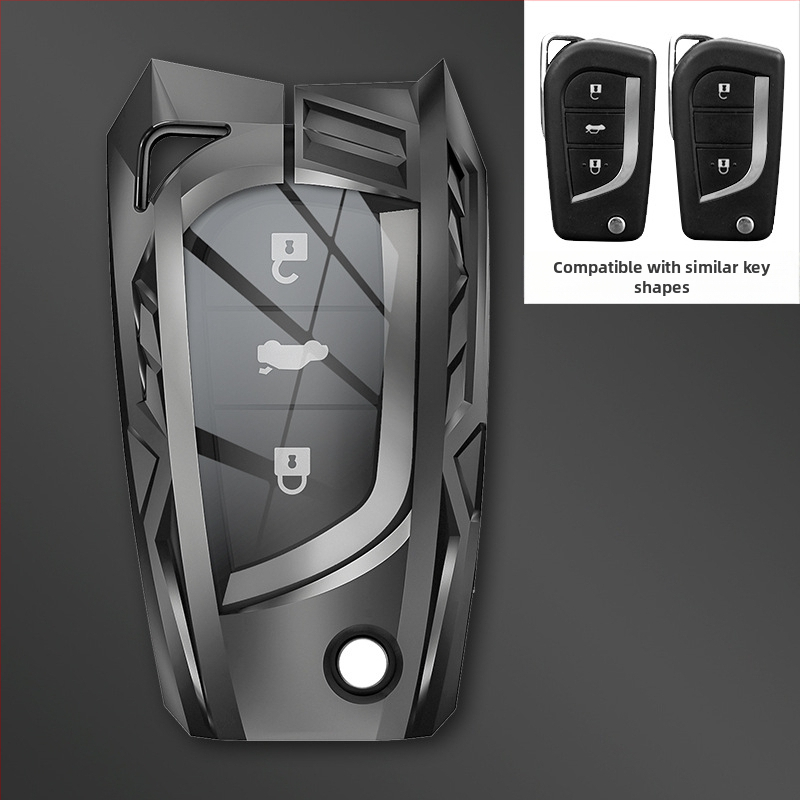 Páncélozott kulcstartó Toyotahoz – cinkötvözet, modern stílus, modellek YA0038/YA0039