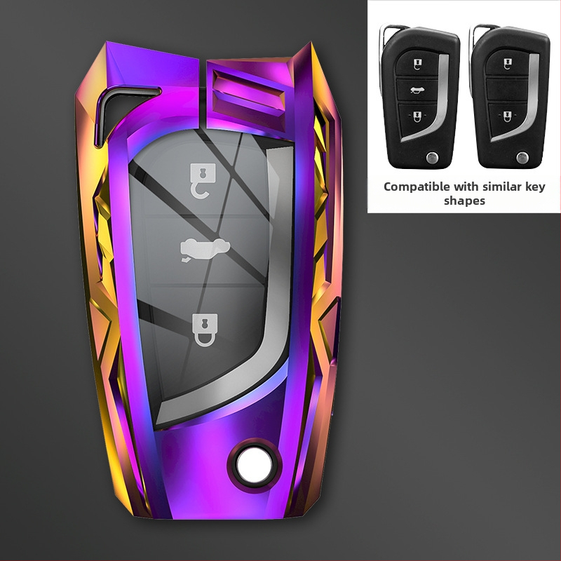 Páncélozott kulcstartó Toyotahoz – cinkötvözet, modern stílus, modellek YA0038/YA0039