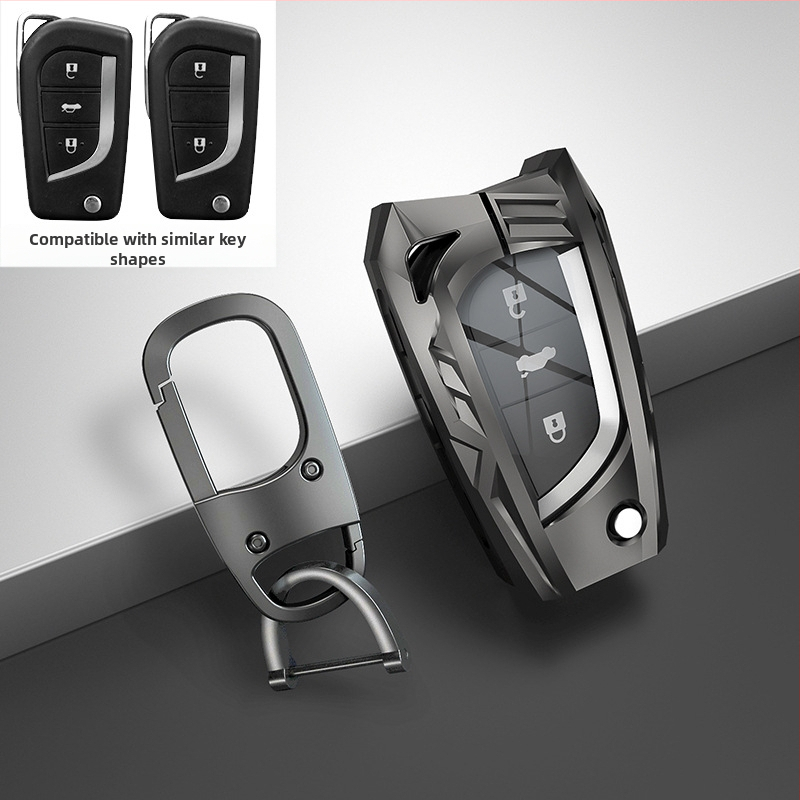 Páncélozott kulcstartó Toyotahoz – cinkötvözet, modern stílus, modellek YA0038/YA0039