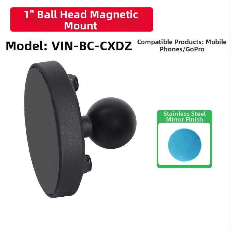 Θήκη κινητού αυτοκινήτου με αντιδονήσεις X-Type, βάση πλοήγησης με γρήγορη απελευθέρωση, κεφαλή σφαιρική 25 mm, για τιμόνι μοτοσικλέτας, εξάρτημα ασύρματης φόρτισης