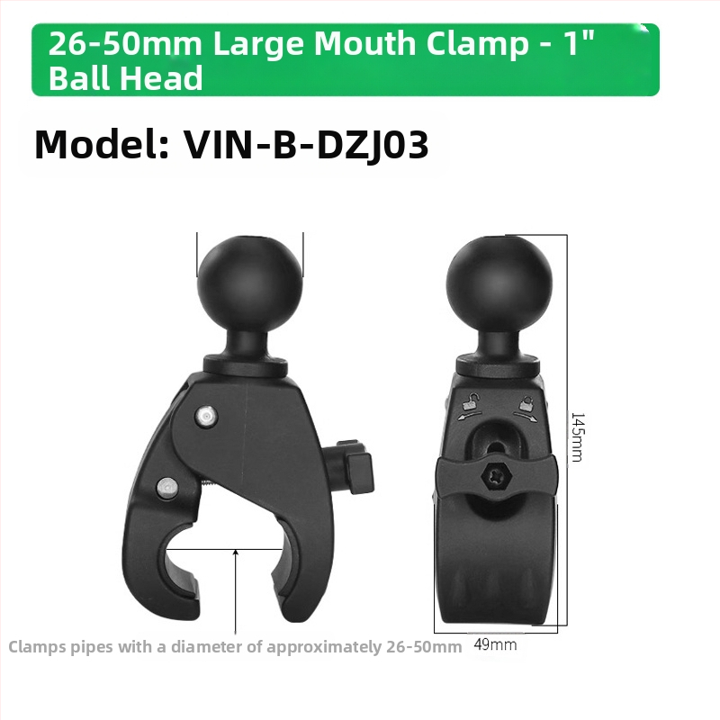 Θήκη κινητού αυτοκινήτου με αντιδονήσεις X-Type, βάση πλοήγησης με γρήγορη απελευθέρωση, κεφαλή σφαιρική 25 mm, για τιμόνι μοτοσικλέτας, εξάρτημα ασύρματης φόρτισης