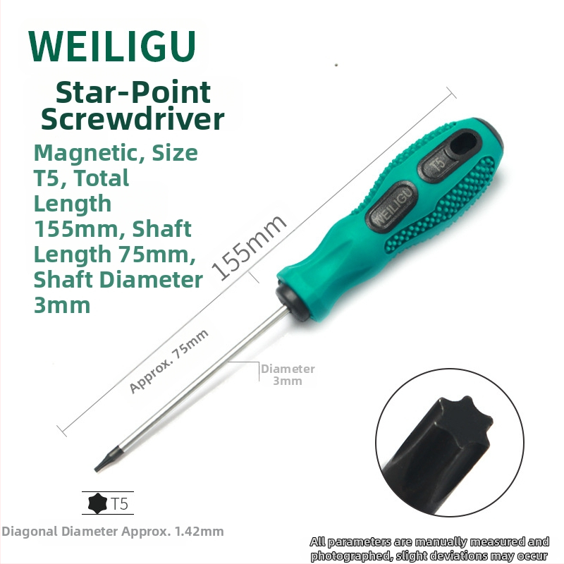 Дълъг комплект битове за отвертка с магнитен връх — Торкс (T5, T8, T27, T30) и шестогранни битове, въглеродна стомана
