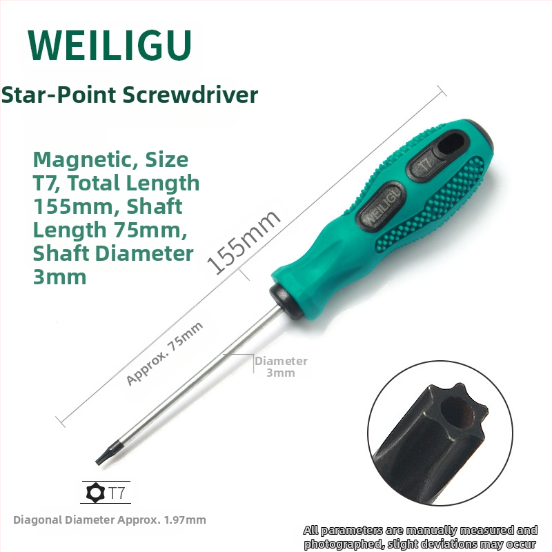 Дълъг комплект битове за отвертка с магнитен връх — Торкс (T5, T8, T27, T30) и шестогранни битове, въглеродна стомана