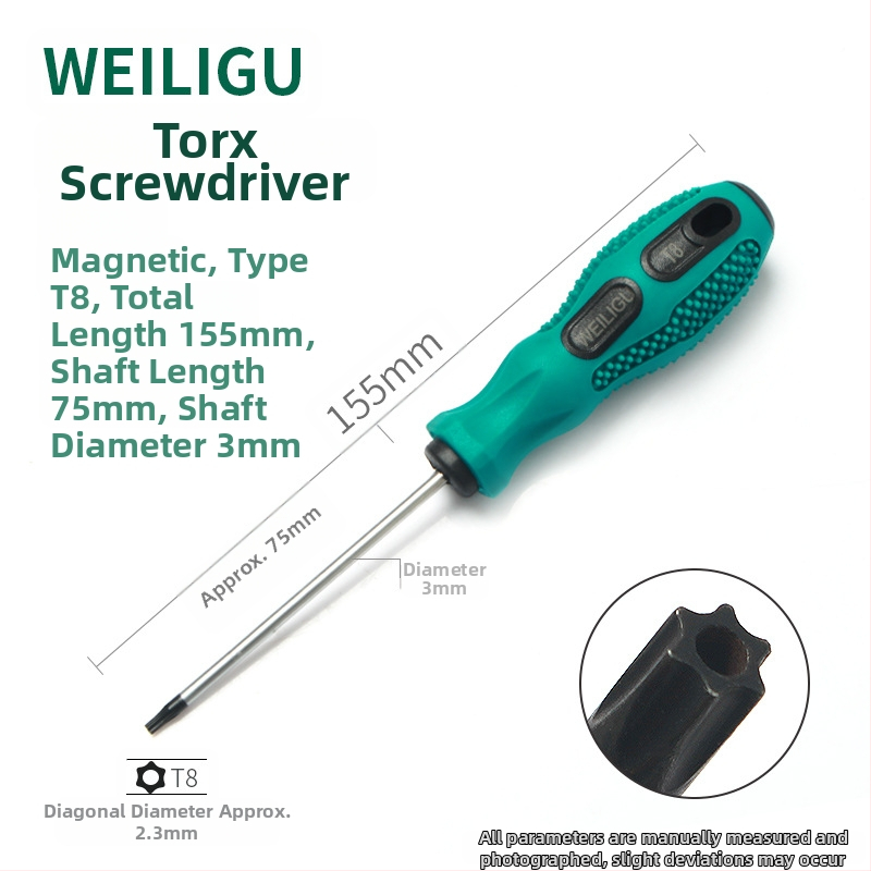 Дълъг комплект битове за отвертка с магнитен връх — Торкс (T5, T8, T27, T30) и шестогранни битове, въглеродна стомана