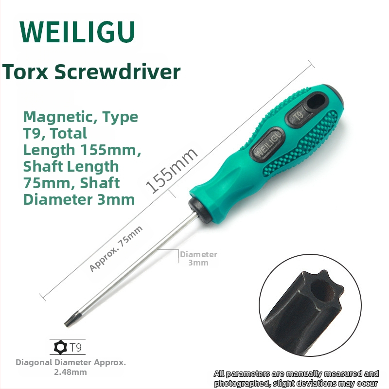 Дълъг комплект битове за отвертка с магнитен връх — Торкс (T5, T8, T27, T30) и шестогранни битове, въглеродна стомана