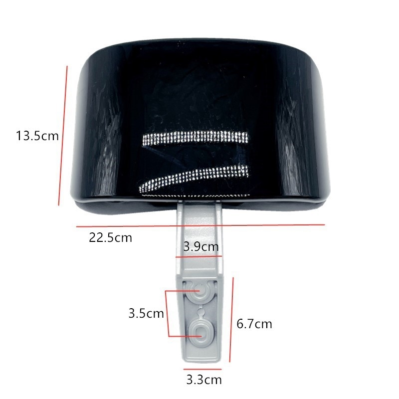 Yadea F6 електрически скутер: комплект за модификация с задно крило, подлакътник, багажник и облегалка